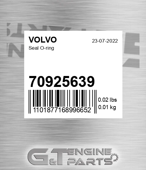 70925639 Seal O-ring