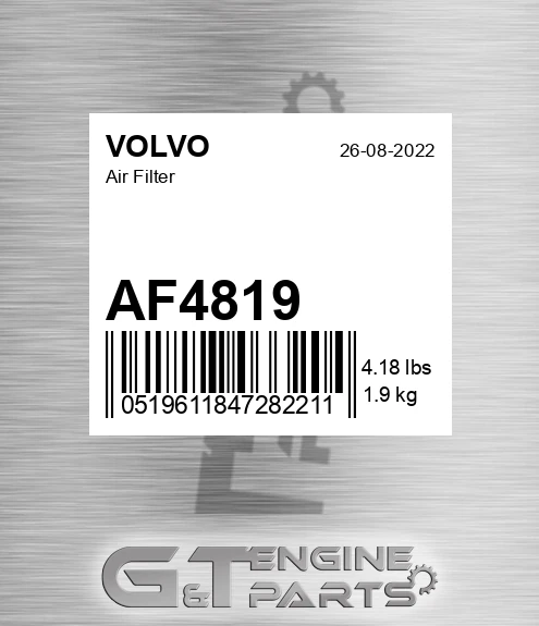 AF4819 VOLVO Air Filter