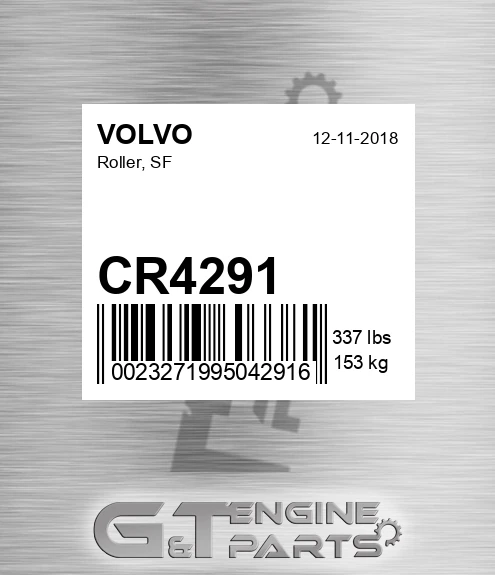 CR4291 Roller, Sf