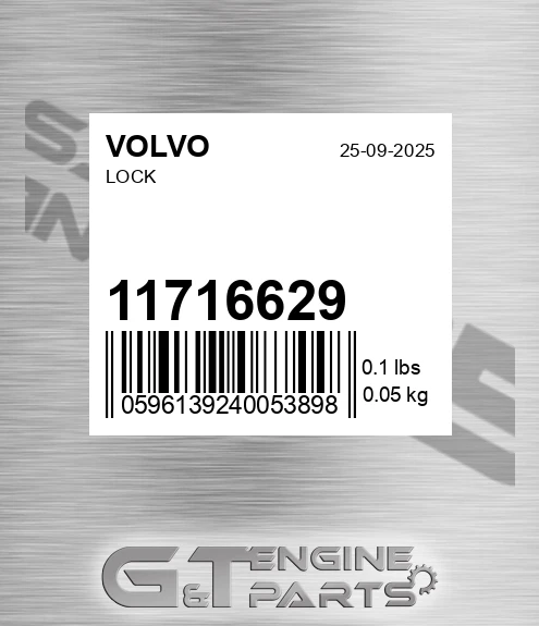 11716629 Lock
