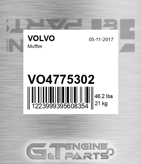 VO4775302 Muffler for VOLVO