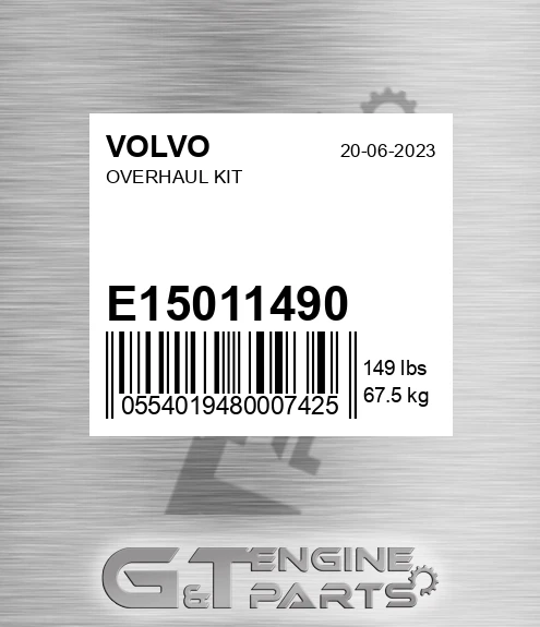 E15011490 Overhaul Kit