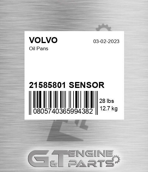 21585801 SENSOR VOLVO Oil Pans