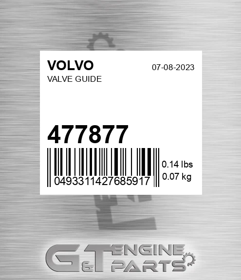 477877 Valve Guide