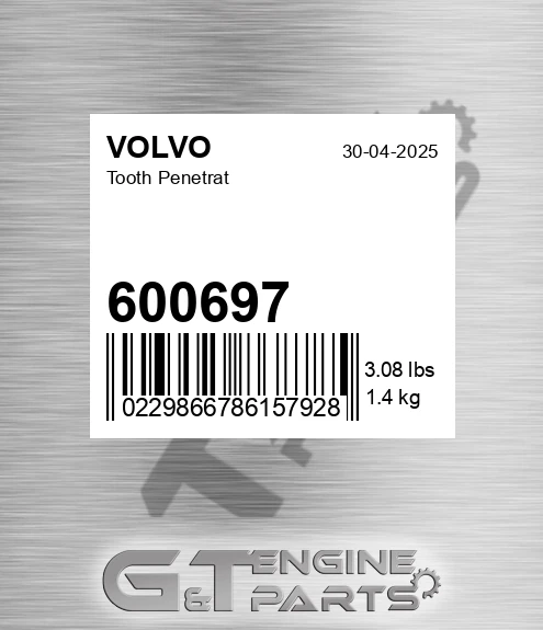 600697 Tooth Penetrat