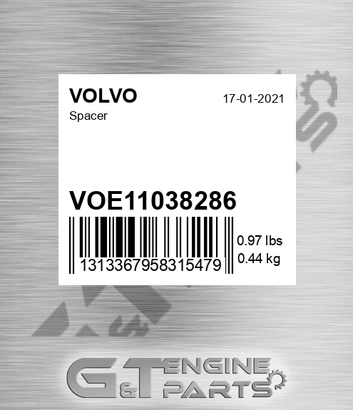 VOE11038286 Spacer for VOLVO