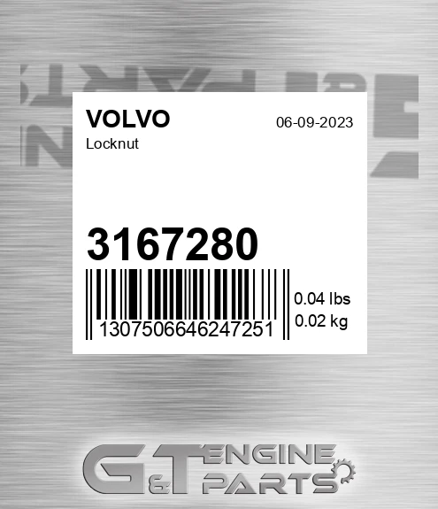 3167280 Locknut for VOLVO