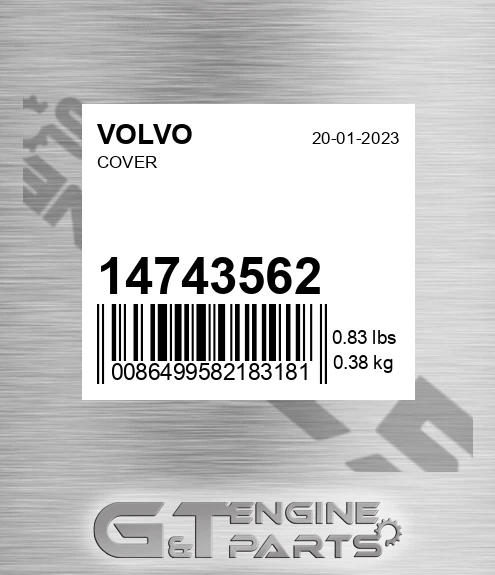 14743562 Cover for VOLVO