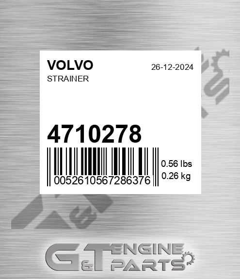 4710278 Strainer for VOLVO