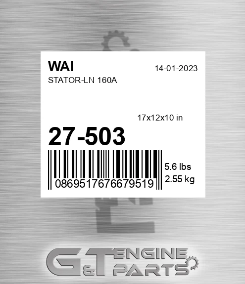 27-503 Stator-ln 160a