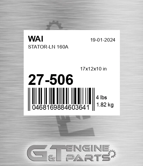 27-506 Stator-ln 160a