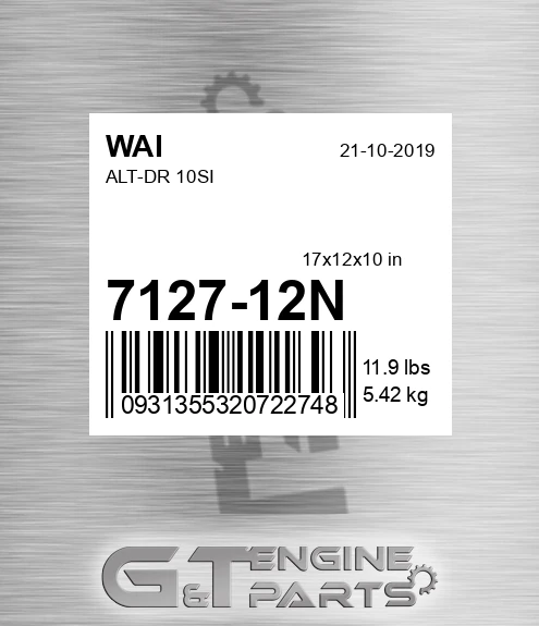 7127-12N Alt-dr 10si