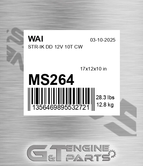 MS264 Str-ik Dd 12v 10t Cw