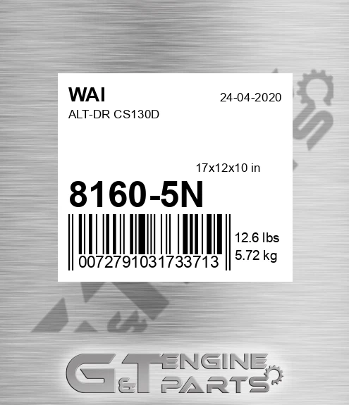 8160-5N Alt-dr Cs130d