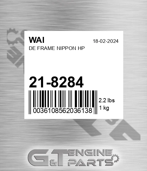 21-8284 De Frame Nippon Hp