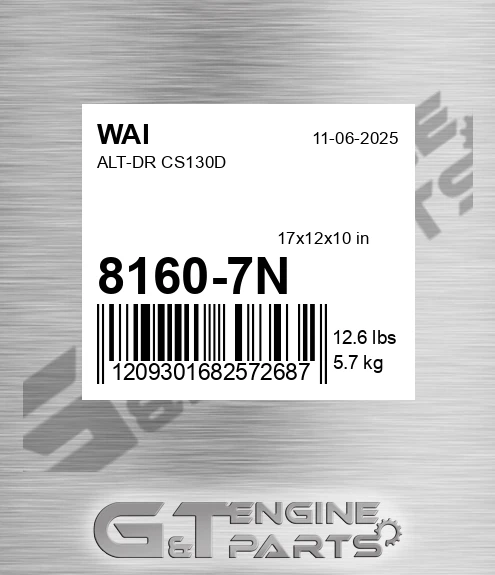 8160-7N Alt-dr Cs130d