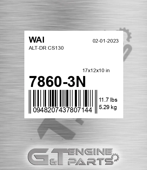 7860-3N Alt-dr Cs130