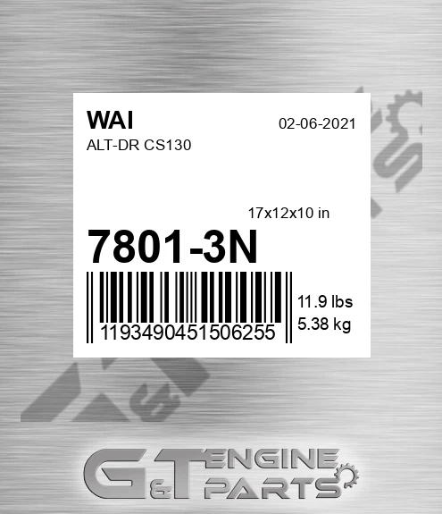 7801-3N Alt-dr Cs130