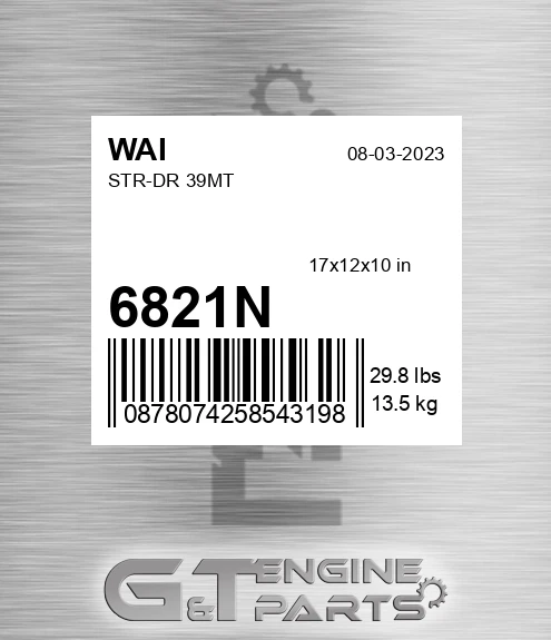 6821N Str-dr 39mt