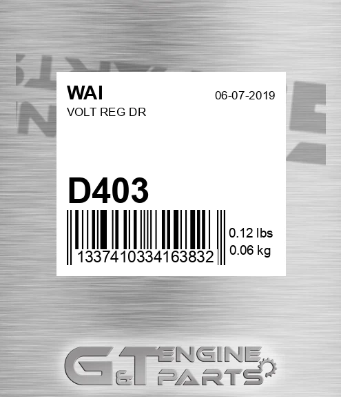 D403 Volt Reg Dr