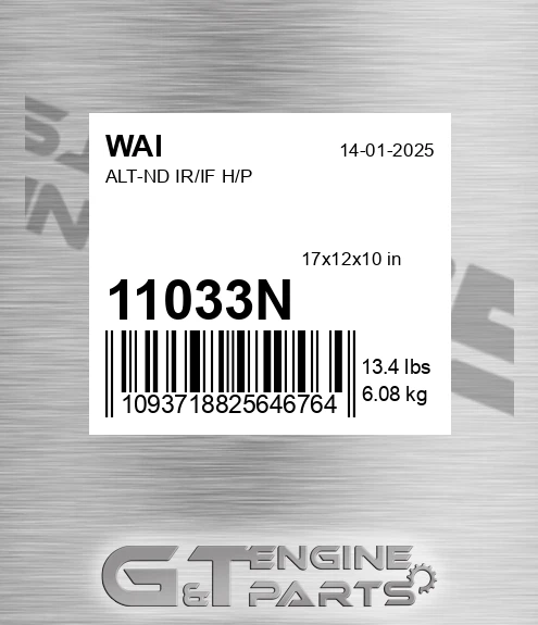 11033N Alt-nd Ir/if H/p