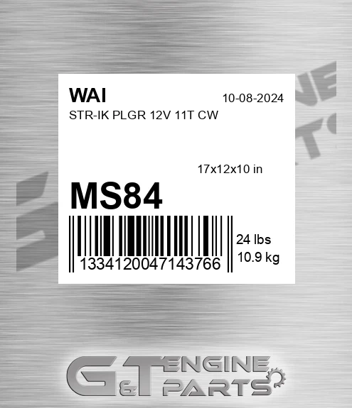 MS84 WAI Str-ik Plgr 12v 11t Cw