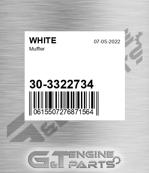 30-3322734 Muffler