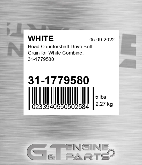 31-1779580 Head Countershaft Drive Belt Grain For Combine,