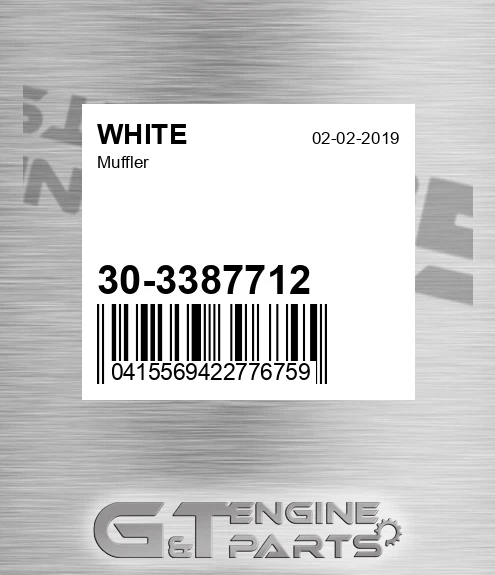 30-3387712 Muffler