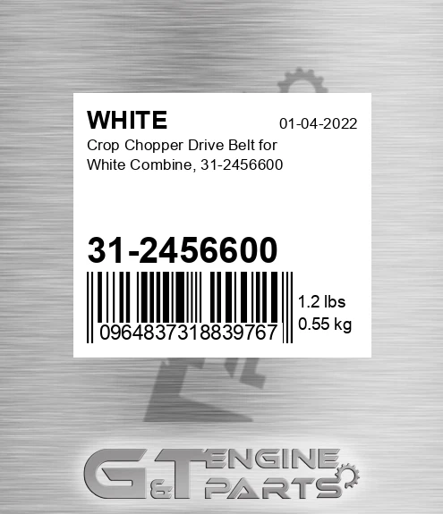 31-2456600 Crop Chopper Drive Belt For Combine,