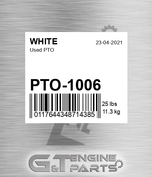 PTO-1006 Used Pto