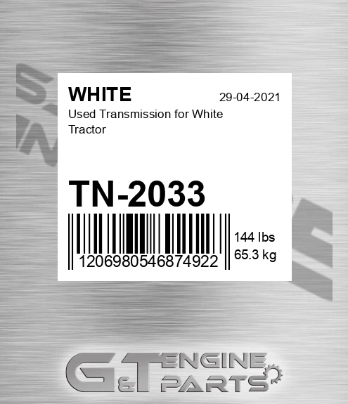 TN-2033 Used Transmission For Tractor