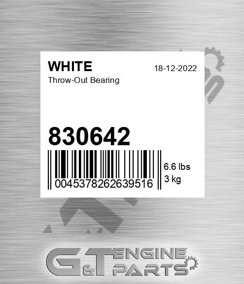 830642 Throw-out Bearing
