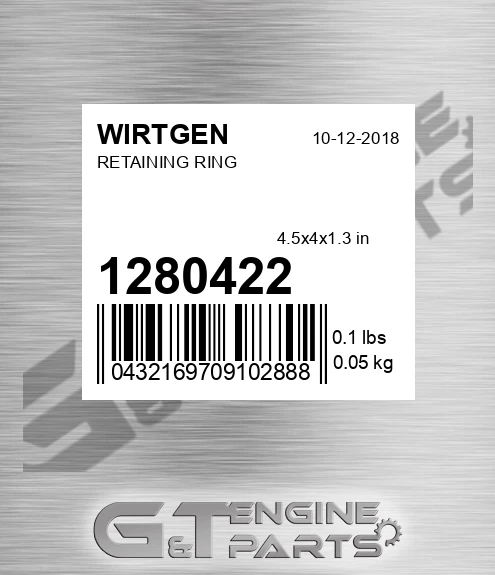 1280422 Retaining Ring