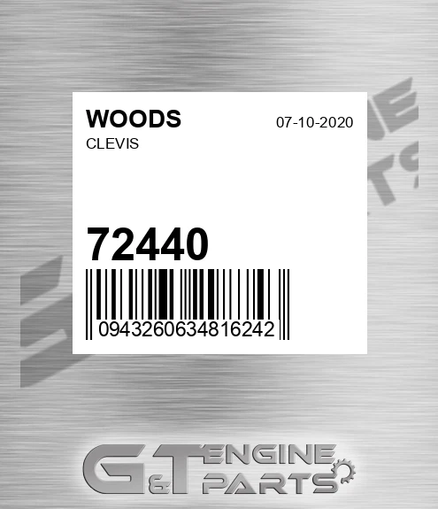 72440 WOODS Clevis