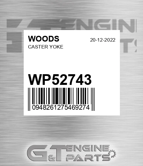 WP52743 WOODS Caster Yoke
