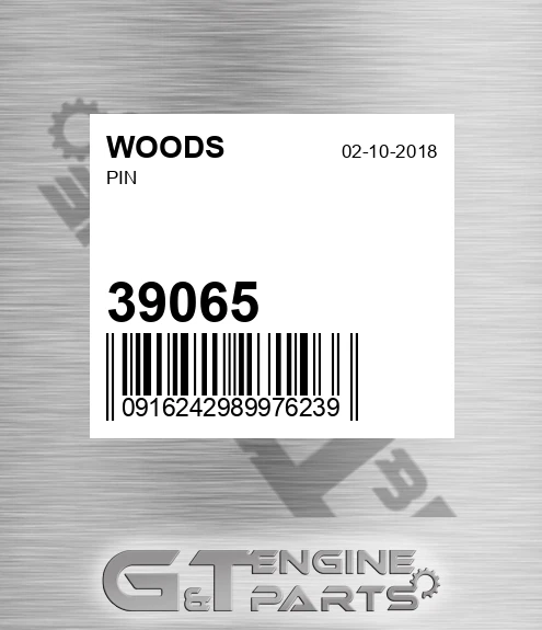 39065 Pin for WOODS