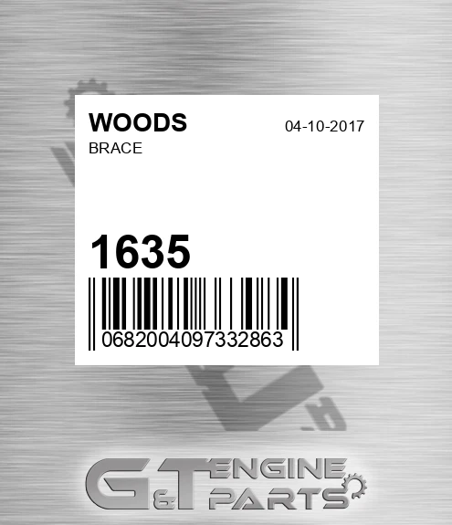 1635 Brace for WOODS