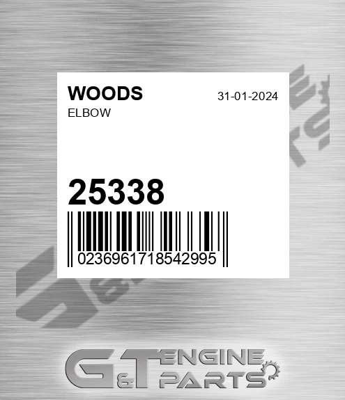 25338 WOODS Elbow