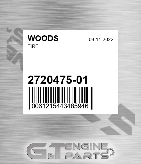 2720475-01 Tire
