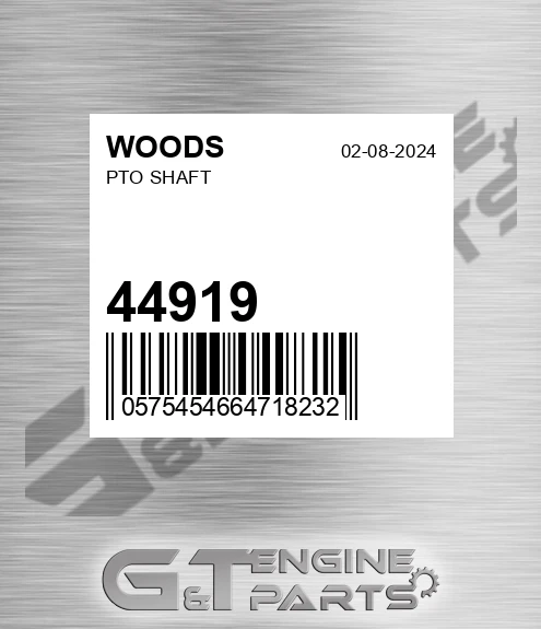 44919 Pto Shaft