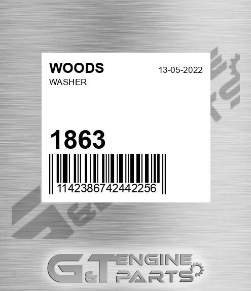 1863 Washer for WOODS