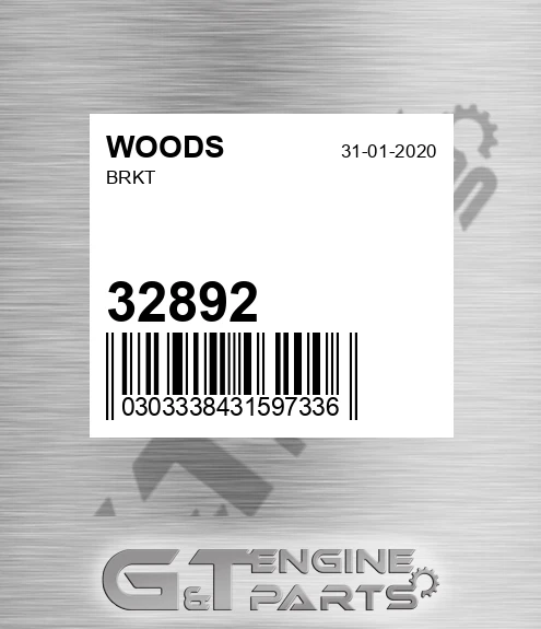 32892 WOODS Brkt
