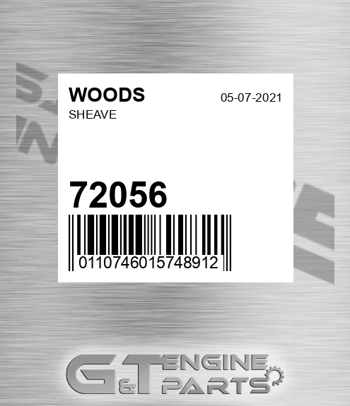 72056 WOODS Sheave