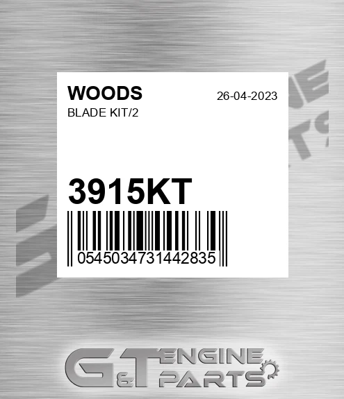3915KT Blade Set/2 for WOODS