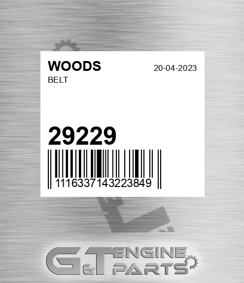 29229 Belt for WOODS