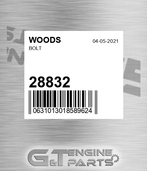 28832 WOODS Bolt