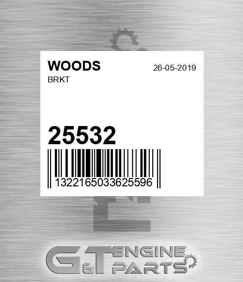 25532 WOODS Brkt
