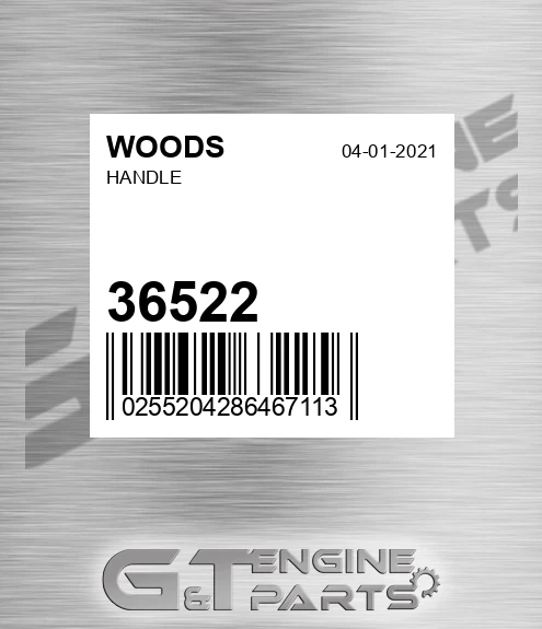 36522 WOODS Handle