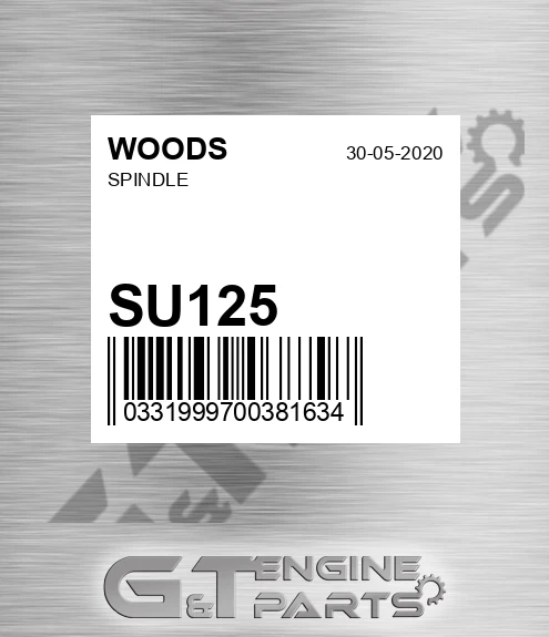 SU125 Spindle for WOODS